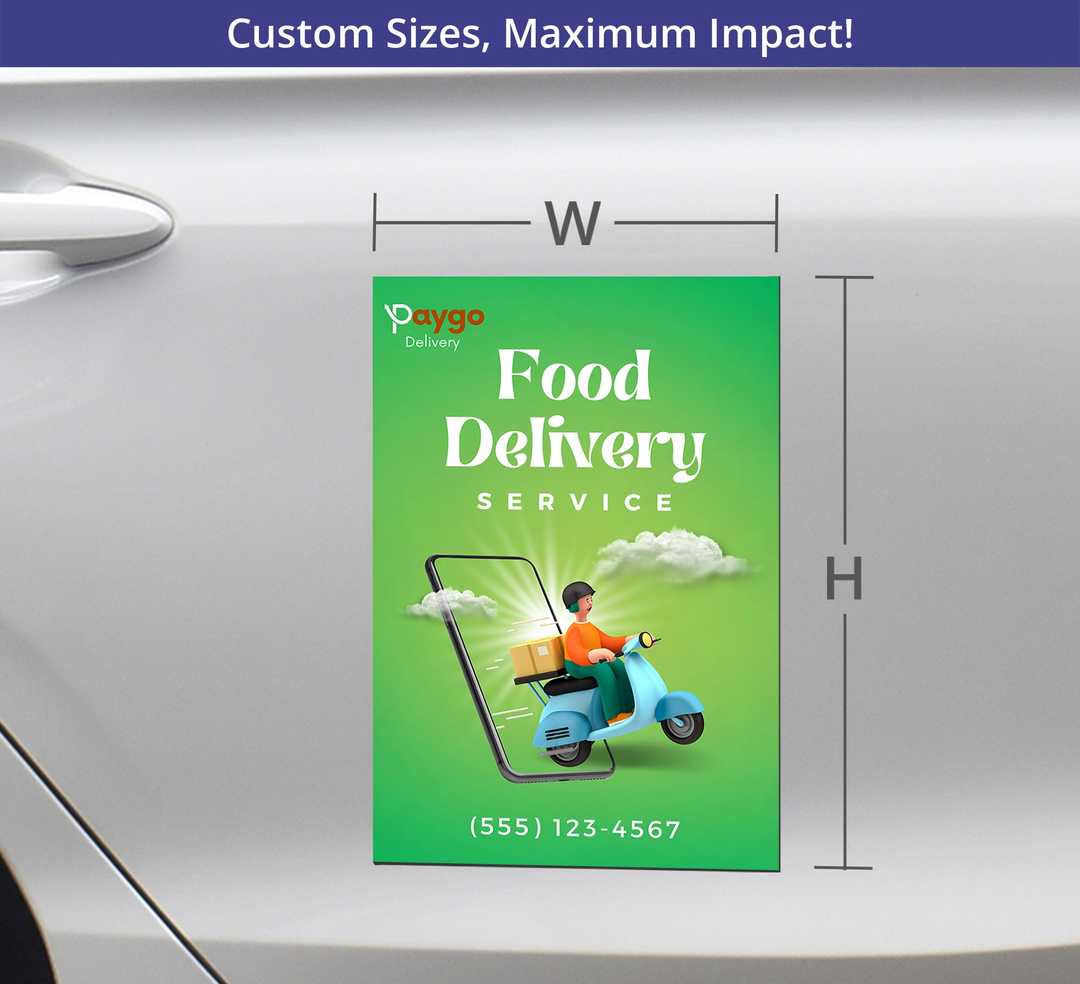Vehicle Magnetic Signs